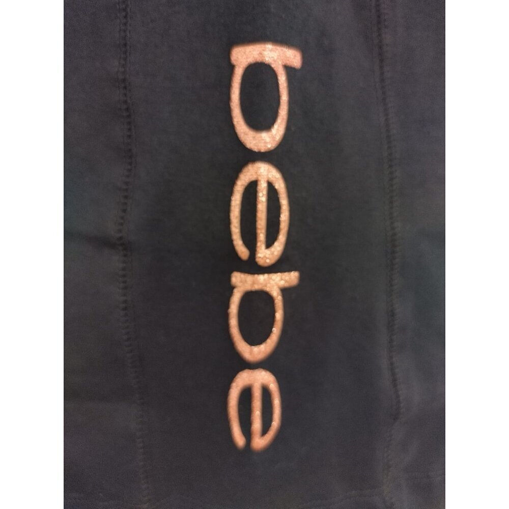 Bebe Sport Women's Black Yoga Pants L, of cotton and spandex, wide leg, NWT - Picture 6 of 10